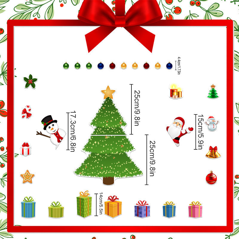 🎅🎄Weihnachts-3D-Cartoon-Magnetaufkleber