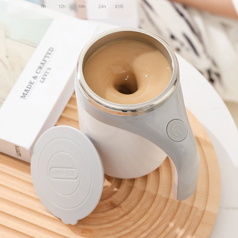 Automatische magnetische Rührkaffeetasse mit Deckel
