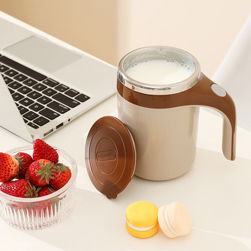 Automatische magnetische Rührkaffeetasse mit Deckel