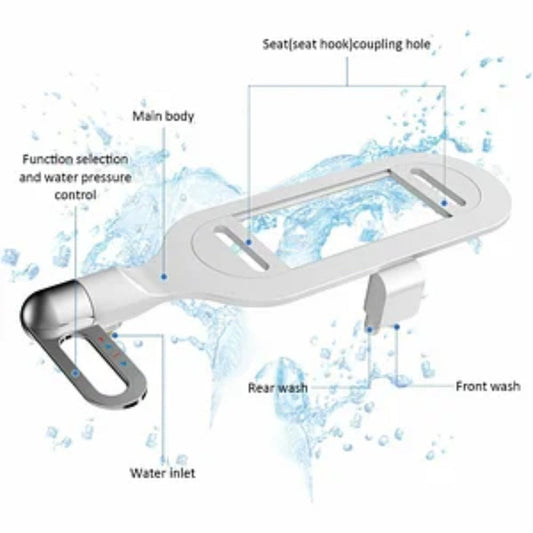 Badezimmer Nicht-elektrisches Bidet mit doppelter Sprühdüse Toilettenreiniger Bidet Hygienisches selbstreinigendes Bidet