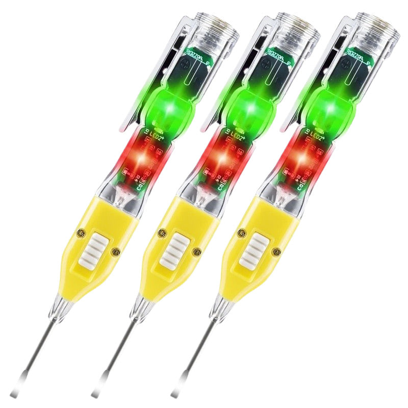 3-in-1 Magnetischer Phasenprüfer-Schraubenzieher mit Taschenlampe