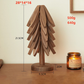 🧑‍🎄Heißer Weihnachtsverkauf🎄Isolierte Untersetzer Massivholz-Weihnachtsbaum-Untersetzer