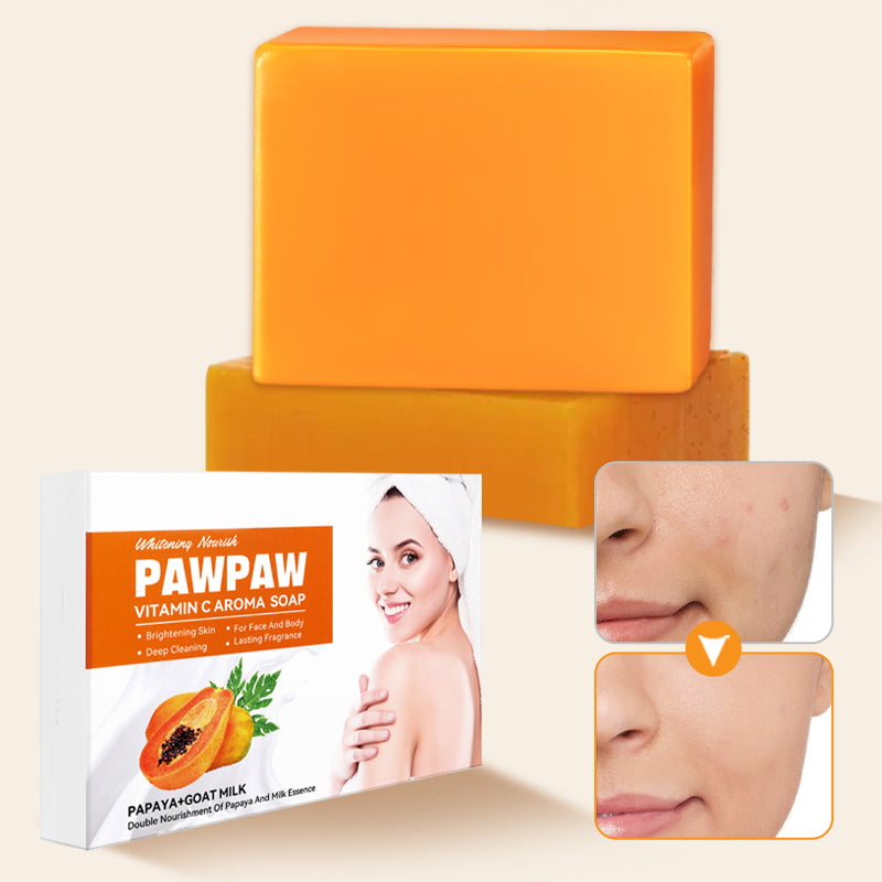 Vitamin C Papaya Ziegenmilch Handgemachte Seife