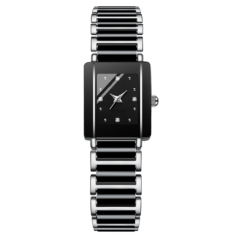 Ehepaar Mode Lässig Vielseitig Quadratische Uhr