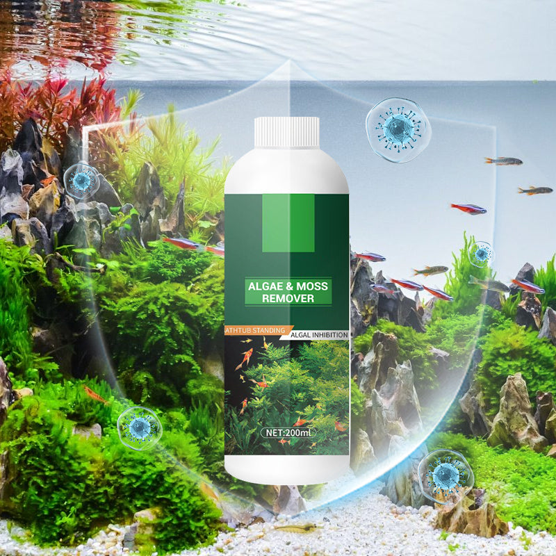 🎉Mehr kaufen und mehr sparen💥 Algen- & Moosentferner für das Aquarium - Sichere Wasseraufbereitung