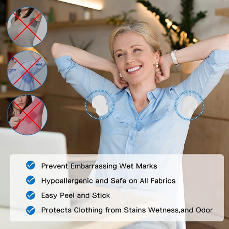 🎁 Hot Sale 49% OFF 🔥🍃Ultra-Thin Disposable Underarm Sweat Pads
