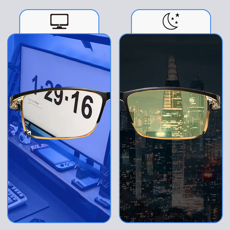 Nachtsicht- und Blaulicht-Blocker-Brille