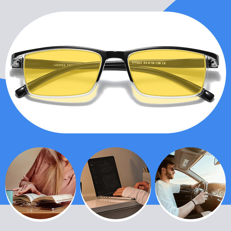 Nachtsicht- und Blaulicht-Blocker-Brille