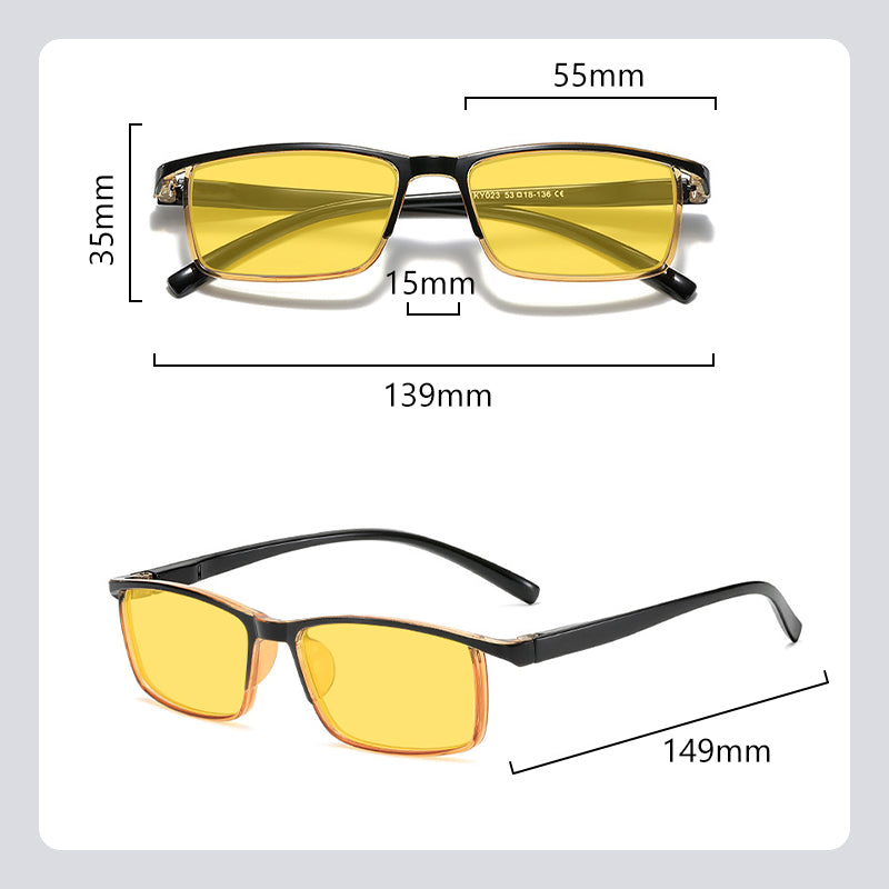 Nachtsicht- und Blaulicht-Blocker-Brille