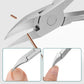 Abgewinkelter Profi-Nagelknipser mit Feder