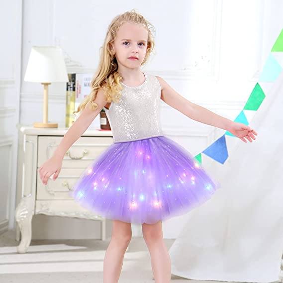💕Heißer Verkauf 49 % Rabatt🌸✨Magischer & leuchtender LED-Tutu-Rock✨