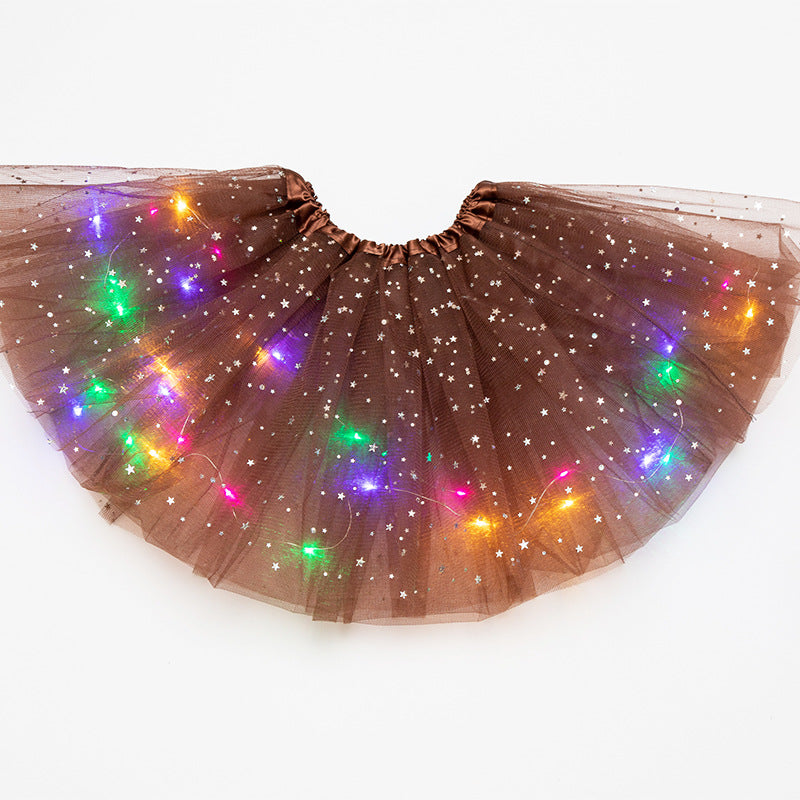 💕Heißer Verkauf 49 % Rabatt🌸✨Magischer & leuchtender LED-Tutu-Rock✨
