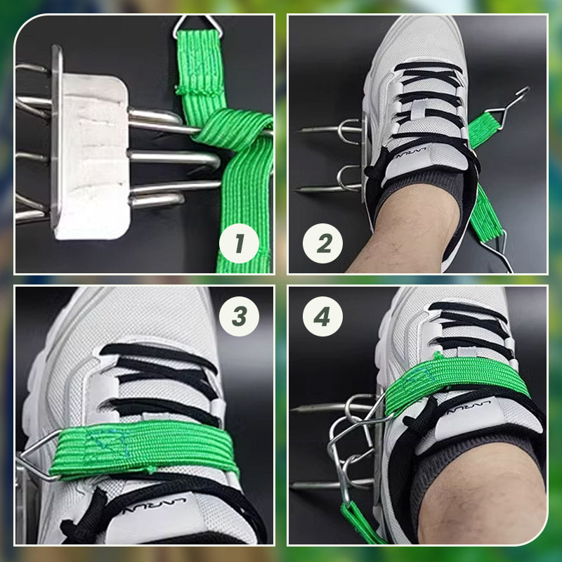 Outdoor-Baumklettern Anti-Rutsch-Katzenklauen-Schuh-Set