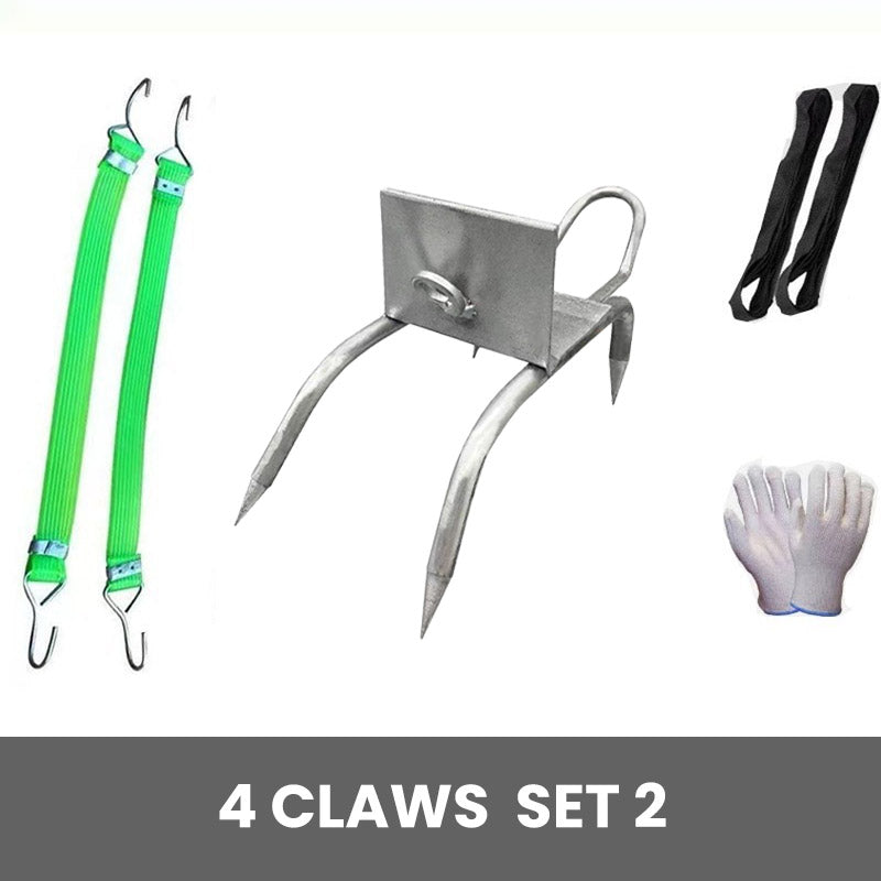 Outdoor-Baumklettern Anti-Rutsch-Katzenklauen-Schuh-Set