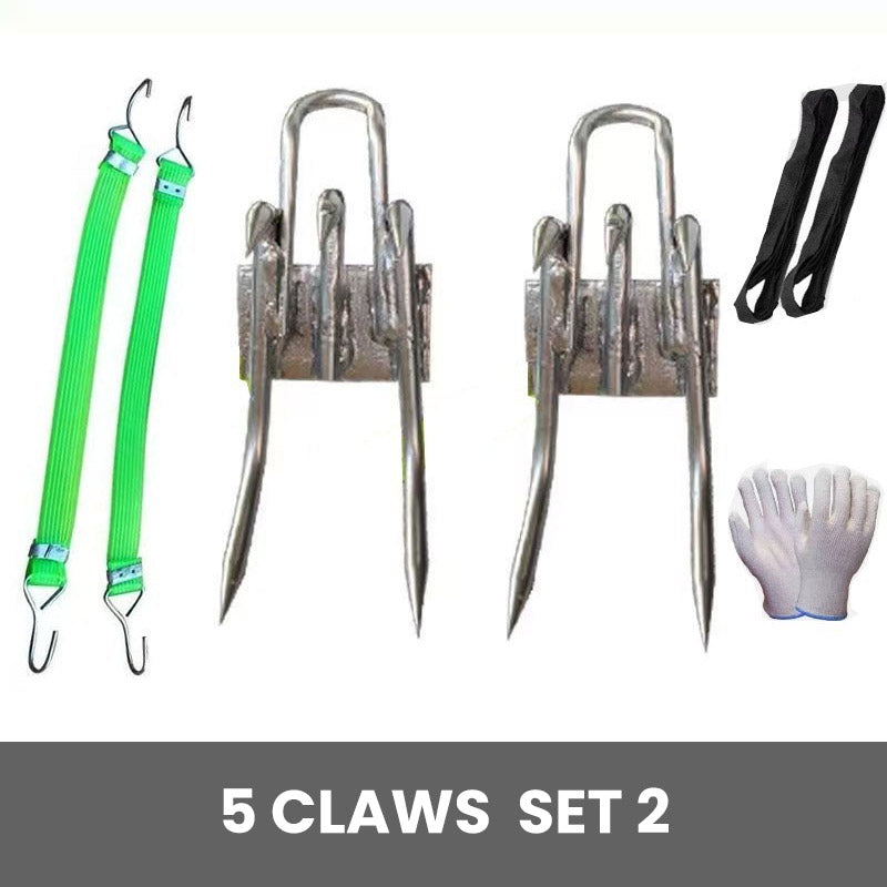 Outdoor-Baumklettern Anti-Rutsch-Katzenklauen-Schuh-Set