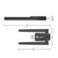 Wi-Fi 6 USB Wireless Adapter mit zwei Antennen