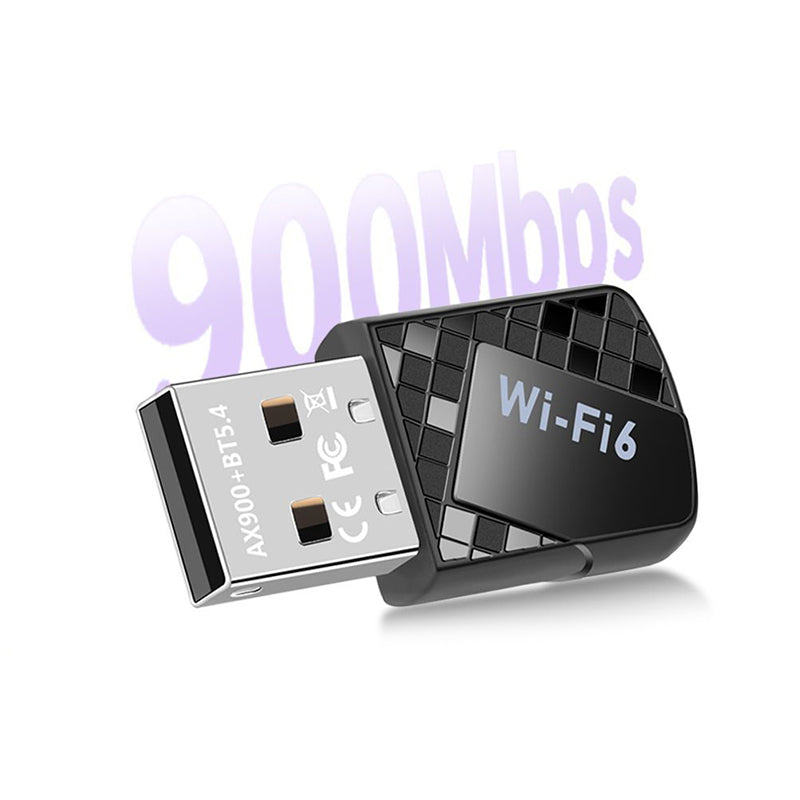 Wi-Fi 6 USB Wireless Adapter mit zwei Antennen