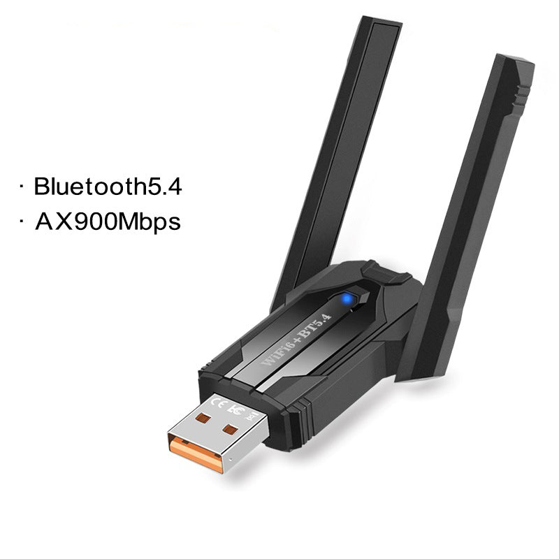 Wi-Fi 6 USB Wireless Adapter mit zwei Antennen