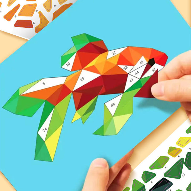 Puzzle-Stickerbücher Set für Kinder