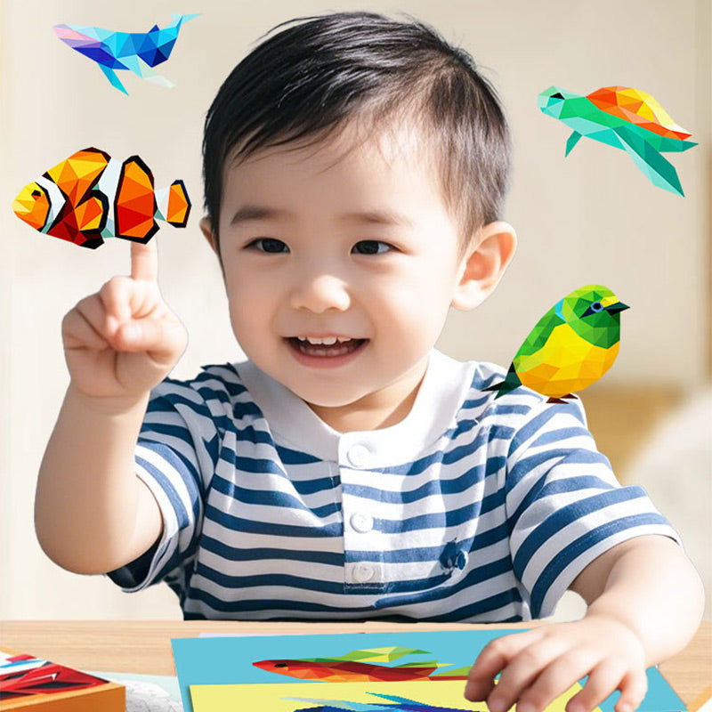 Puzzle-Stickerbücher Set für Kinder