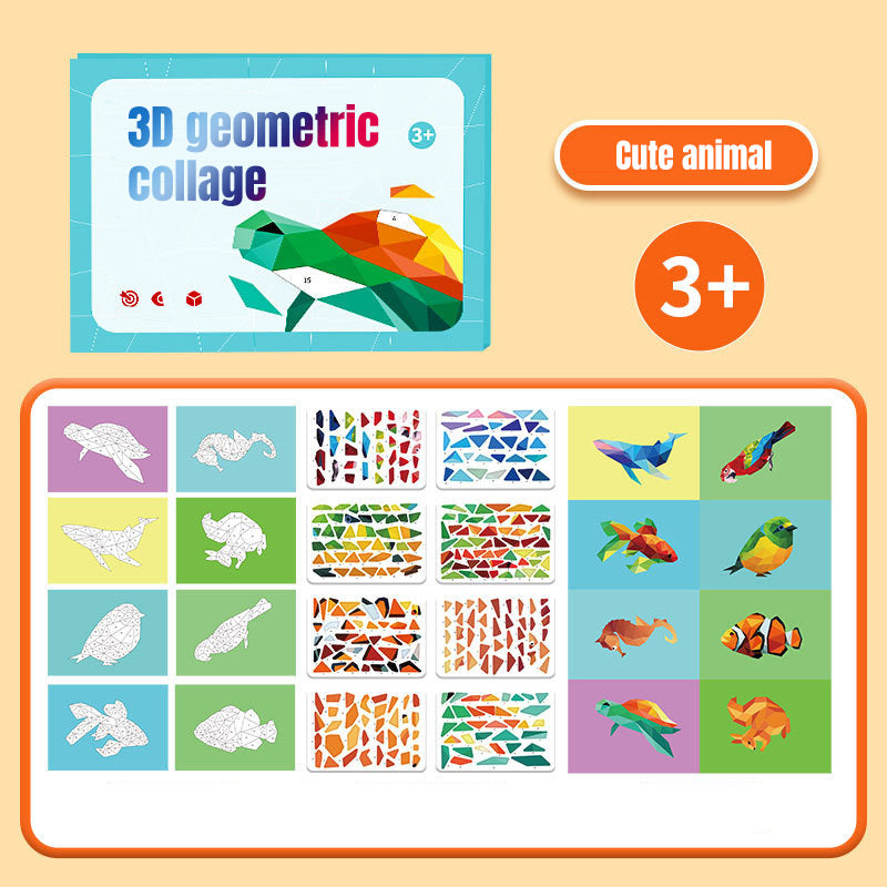 Puzzle-Stickerbücher Set für Kinder