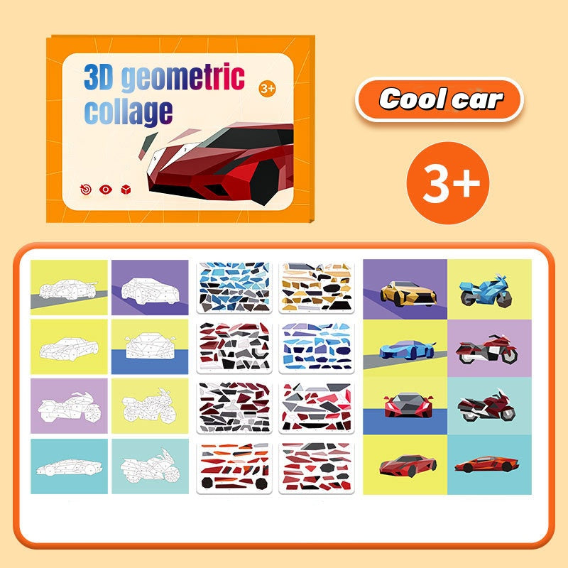 Puzzle-Stickerbücher Set für Kinder