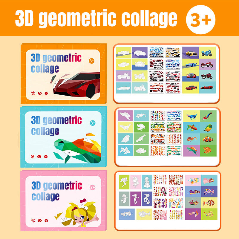 Puzzle-Stickerbücher Set für Kinder