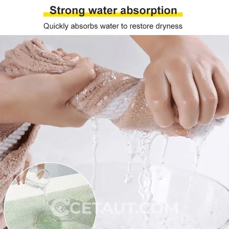⏳ LETZTER TAG IM ANGEBOT: 50% Rabatt auf das zweite Produkt⏰Damen Bademantel aus Coral Fleece – Schnelltrocknend, Atmungsaktiv & Bequem mit Verstellbaren Bändern | Ideal für Dusche, Pool, Yoga | Hautfreundlich & Vielseitig