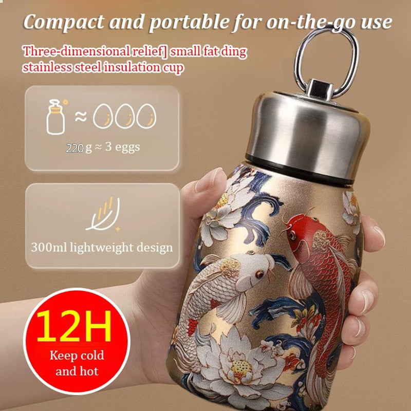 🔥2 KAUFEN, 1 GRATIS🔥Stilvolle & tragbare isolierte Wasserflasche🎒 Halten Sie Getränke heiß oder kalt, genießen Sie frische Getränke jederzeit und überall!
