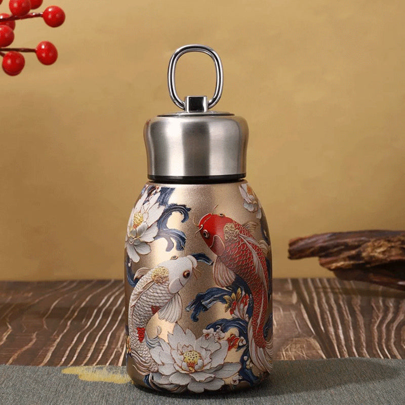 🔥2 KAUFEN, 1 GRATIS🔥Stilvolle & tragbare isolierte Wasserflasche🎒 Halten Sie Getränke heiß oder kalt, genießen Sie frische Getränke jederzeit und überall!