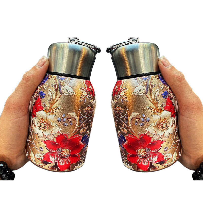 🔥2 KAUFEN, 1 GRATIS🔥Stilvolle & tragbare isolierte Wasserflasche🎒 Halten Sie Getränke heiß oder kalt, genießen Sie frische Getränke jederzeit und überall!