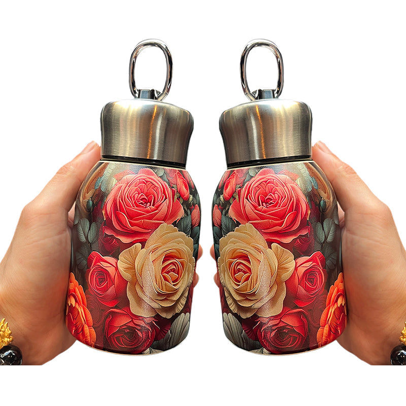 🔥2 KAUFEN, 1 GRATIS🔥Stilvolle & tragbare isolierte Wasserflasche🎒 Halten Sie Getränke heiß oder kalt, genießen Sie frische Getränke jederzeit und überall!
