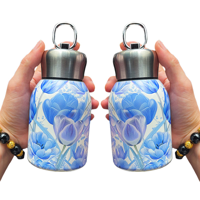 🔥2 KAUFEN, 1 GRATIS🔥Stilvolle & tragbare isolierte Wasserflasche🎒 Halten Sie Getränke heiß oder kalt, genießen Sie frische Getränke jederzeit und überall!