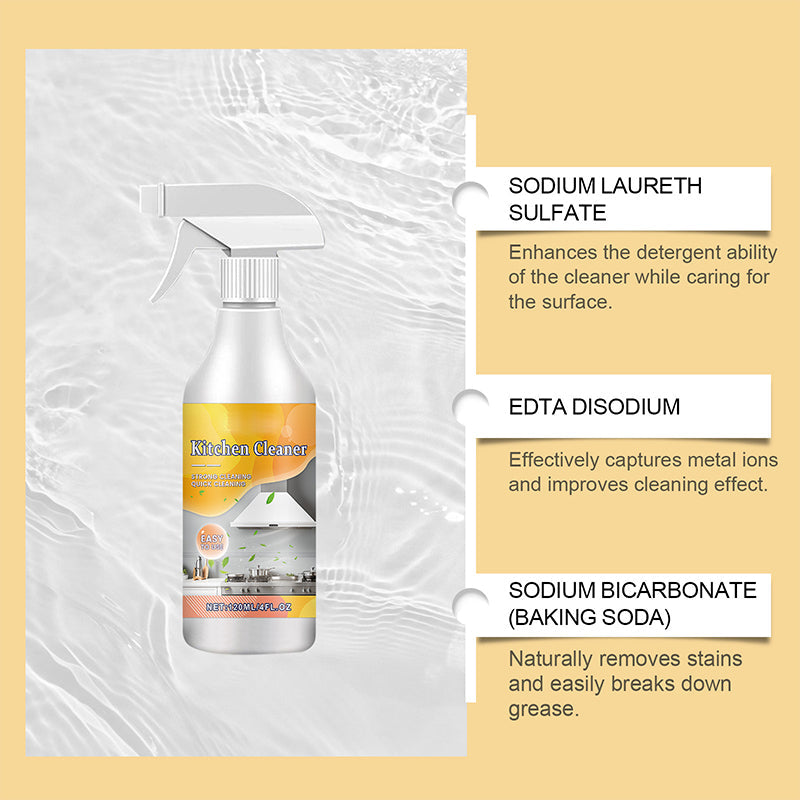 🧼 Effektives Entfettungsspray für die Küche – Löst Fett wie von Zauberhand! ✨🔥 Nur einmal sprühen, kein Schrubben nötig – Ihre Küche bleibt blitzblank. 💪🍳
