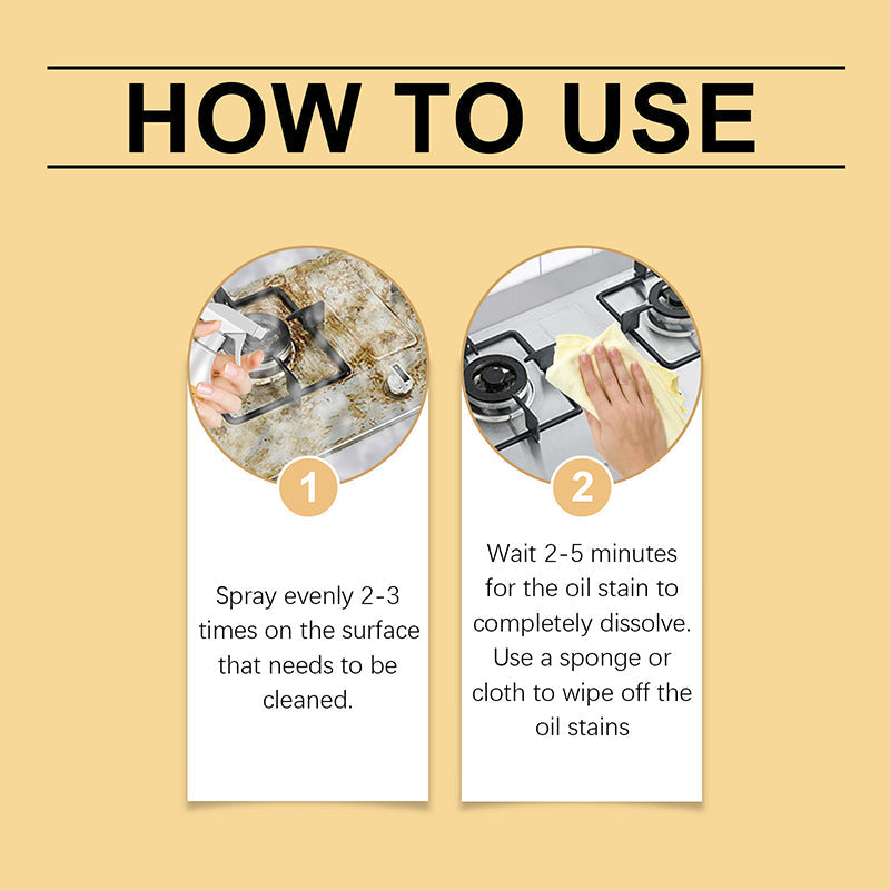 🧼 Effektives Entfettungsspray für die Küche – Löst Fett wie von Zauberhand! ✨🔥 Nur einmal sprühen, kein Schrubben nötig – Ihre Küche bleibt blitzblank. 💪🍳