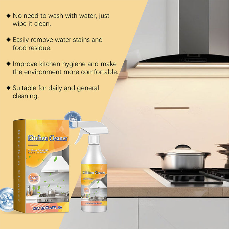 🧼 Effektives Entfettungsspray für die Küche – Löst Fett wie von Zauberhand! ✨🔥 Nur einmal sprühen, kein Schrubben nötig – Ihre Küche bleibt blitzblank. 💪🍳