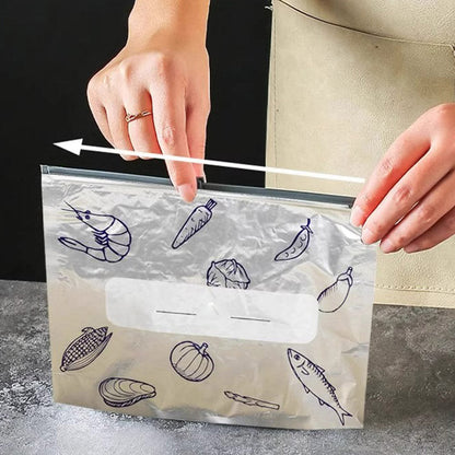 Wiederverwendbare verschließbare Aufbewahrungsbeutel aus Aluminiumfolie