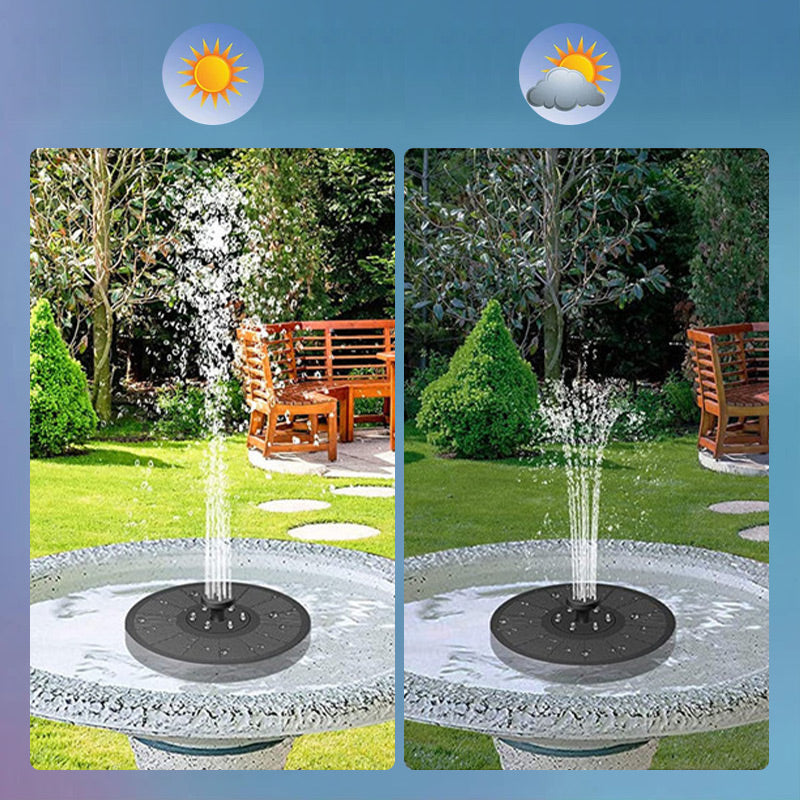 Schwimmender Solar Springbrunnen - Beleuchten Sie Ihren Garten im Handumdrehen