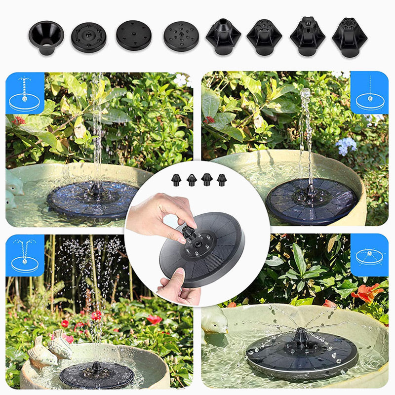 Schwimmender Solar Springbrunnen - Beleuchten Sie Ihren Garten im Handumdrehen