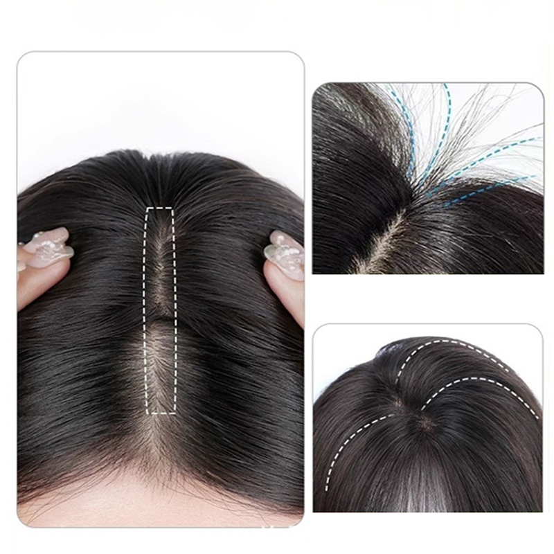 🍃Natürliche Clip-on-Teilpony-Haarteil