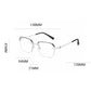 Modische HD Rimless Cut Rim 0°Anti Blue Light Brille
