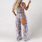 🏖️LAST DAY SALE: ONLY 19.99€!!🌼Women’s Casual Print Sleeveless Overalls Jumpsuits