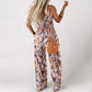 🏖️LAST DAY SALE: ONLY 19.99€!!🌼Women’s Casual Print Sleeveless Overalls Jumpsuits