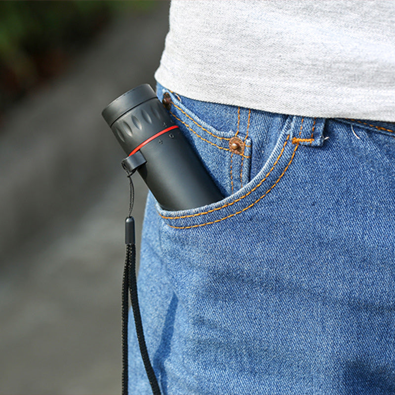 🔭 50% RABATT JETZT! ✨ Tragbares Monokularteleskop für Draußen - 12x50 Vergrößerung mit Smartphone-Adapter für Abenteuer 🌄📱