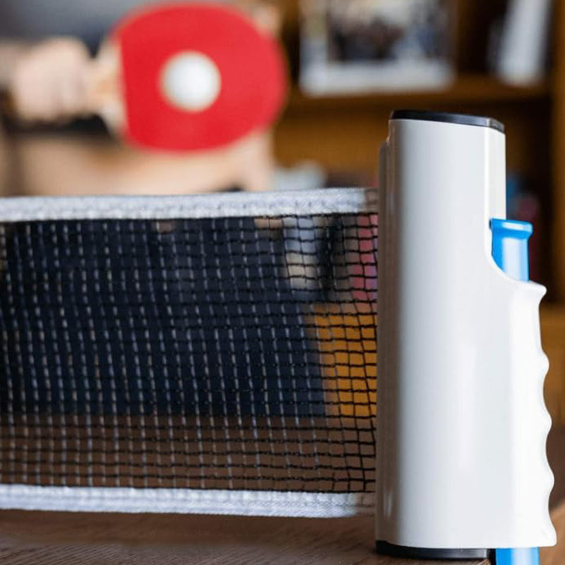 Ausziehbares, tragbares Tischtennisnetz