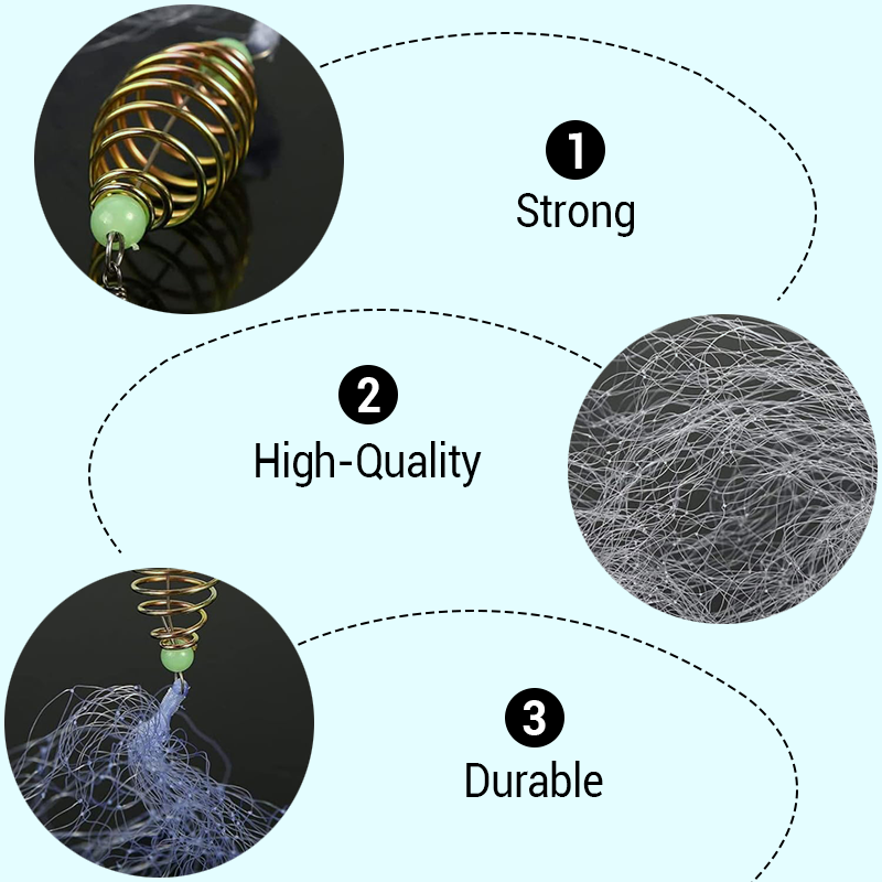🔥2025 Hot Sale 49% Off🔥Fishing gill net with spring bait trap