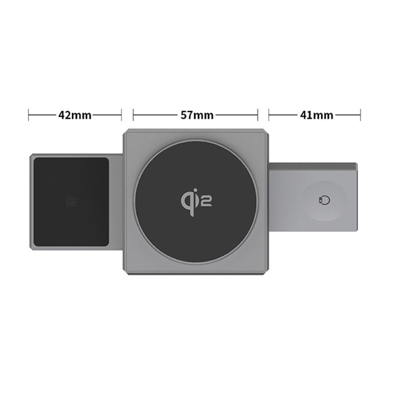 🔥Heiße Verkaufsangebote – 3-in-1-klappbare magnetische kabellose Ladestation