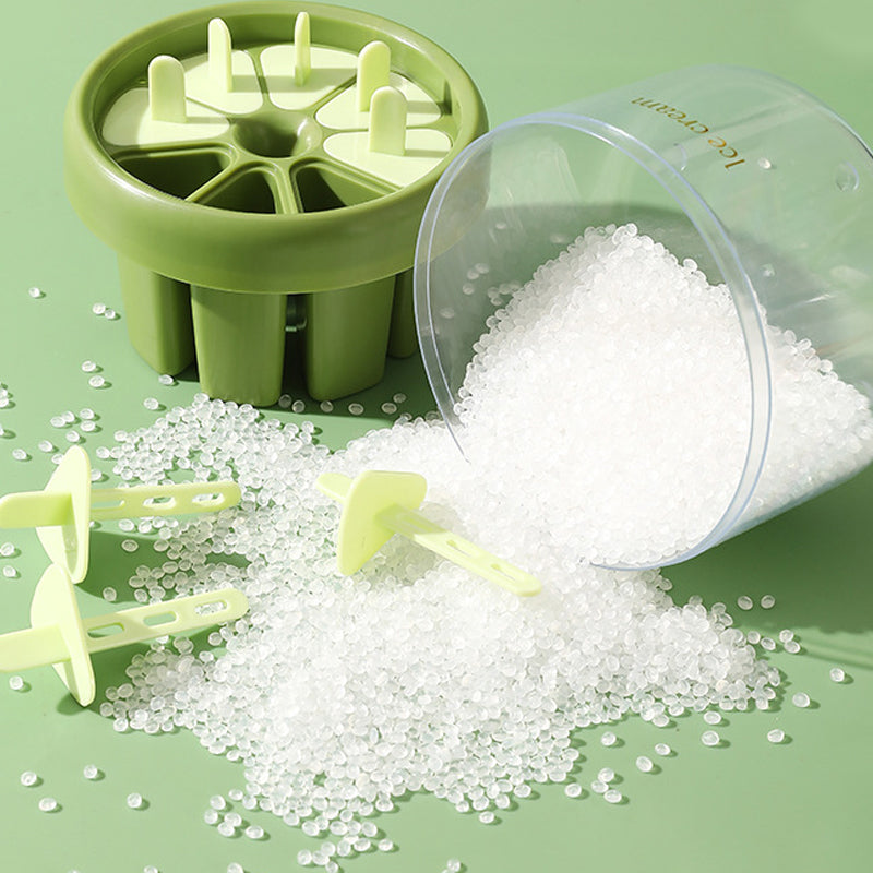 Eisform 8 Fächer – gesund, Stiele + Behälter – Hausgemachtes Eis