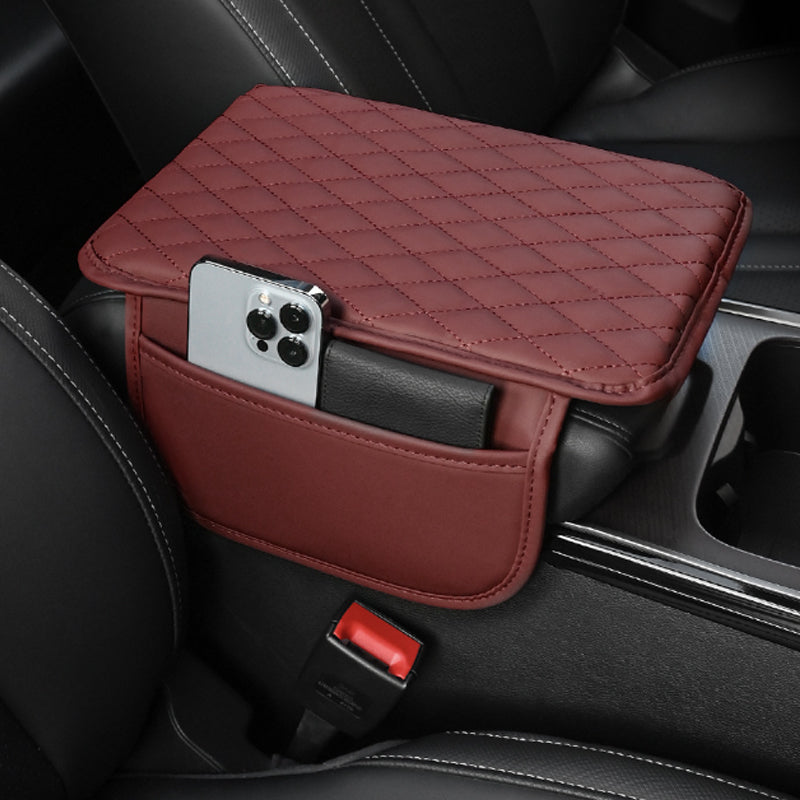 Universelles Armlehnenkissen aus Kunstleder für die Mittelarmlehne im Auto
