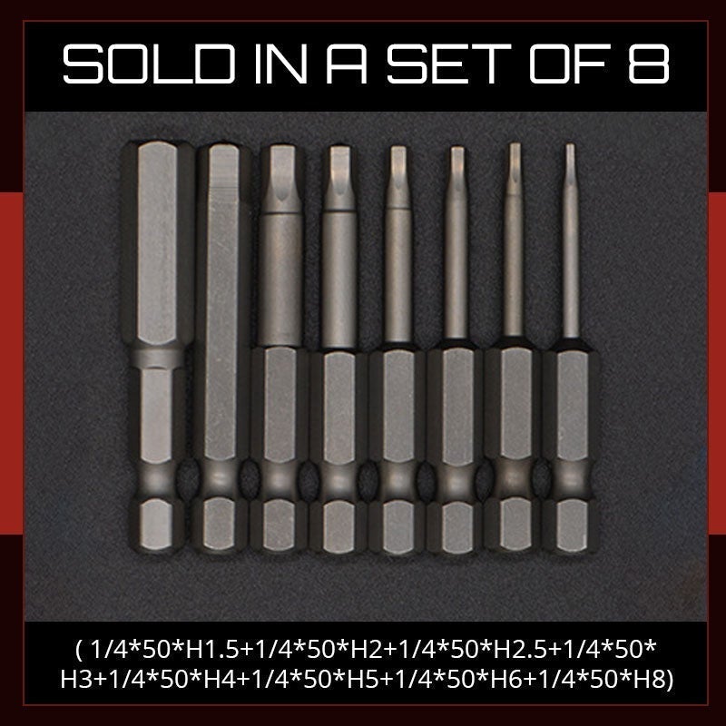 S2 Stahl Magnetischer Sechskant Bohrer Set